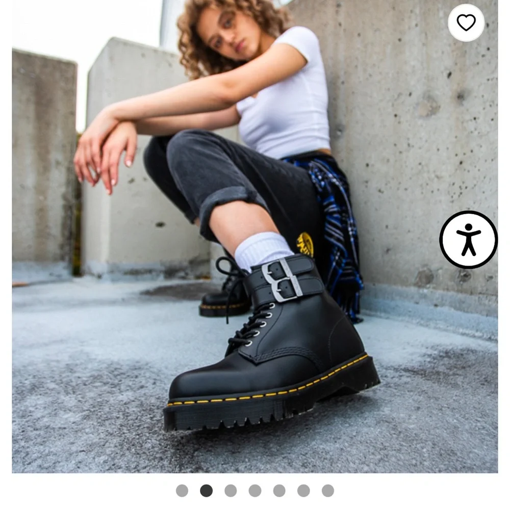Dr. Martens Black Leather Boots - Picture 8 of 10